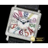 프랭크뮬러 Master Sq 6002 Midsize SS/LE Blk Crazy GFSwiss Qtz -FM142F