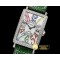 프랭크뮬러 Long Island Ld 952QZ DIAM/SS/LE (Grn) Wht GF Swiss Qtz -FM147B