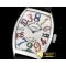 프랭크뮬러 Crazy Hours Curvex Mens SS/LE White/Colors Asia 21J Mod -FM149E