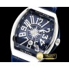 프랭크뮬러 Vanguard Mens V45 SS/LE/RU Blue ABF Asia 2824 -FM150