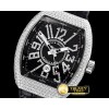 프랭크뮬러 Vanguard Mens V45 Diams SS/LE/RU Black Diam ABF A2824 -FM153A