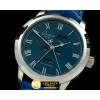 글라슈테 Senator Perpetual Calendar SS/LE Blue Asian 2813 -GLA0024C