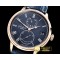 글라슈테 Senator Chronometer Power Reserve RG/LE Blue Asia HW -GLA0040B