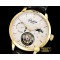 글라슈테 Senator Tourbillon PR YG/LE White Stk Asia Tourbillon -GLA0043A