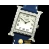 에르메스 H Hour SS/LE/Diam White Swiss Quartz -H014A