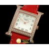 에르메스 H Hour RG/LE/Diam White Swiss Quartz -H015A