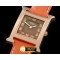 에르메스 H Hour SS/RG Brown Swiss Quartz -H015B