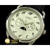 에르메스 Arceau Calendar SS/LE White Jap Quartz -H016D