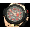 위블로 King Power Red Devil RG/PVD/RU Skeleton Asian 7750 -HUB0198B
