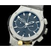 위블로 Classic Fusion Chrono SS/LE Grey A7750 Sec@3 -HUB0209