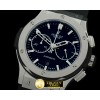 위블로 Classic Fusion Chrono SS/LE Black A7750 Sec@3 -HUB0210