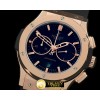 위블로 Classic Fusion Chrono RG/LE Black A7750 Sec@3 -HUB0212