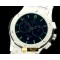 위블로 Classic Fusion Chrono SS/SS Black/Green Jap Quartz -HUB0220A