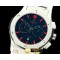 위블로 Classic Fusion Chrono SS/SS Black/Red Jap Quartz -HUB0220B