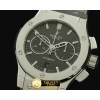 위블로 Classic Fusion Chrono V2 SS/LE Grey A7750 Sec@3 -HUB0244A