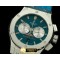 위블로 Classic Fusion Chrono V2 SS/LE Blue A7750 Sec@3 -HUB0244C