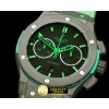 위블로 Classic Fusion Chrono V2 PVD/LE All Blk/Green A7750 -HUB0245B