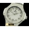 위블로 Big Bang 38mm SS/Ru All White Swiss Quartz -HUB0258A