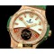 위블로 Tourbillon Pave 41mm RG/Sq Green/Diam/LE Aspen White -HUB0270C