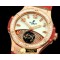 위블로 Tourbillon Pave 41mm RG/Sq Red/Diam/LE Aspen White -HUB0270D