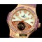 위블로 Tourbillon Pave 41mm RG/Sq Violet/Diam/LE Aspen White -HUB0270F