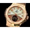 위블로 Tourbillon Pave 41mm RG/Sq Brown/Diam/LE Aspen White -HUB0270H
