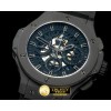 위블로 Aero Bang PVD/RU All Black Skeleton A7750 -HUB0303