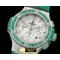 위블로 Big Bang Aspen SS/Sq Green Ruby White A7750 -HUB0321G