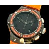 위블로 Big Bang Pearl/ Sq Orange Ruby All Black A7750 -HUB0323C
