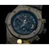 위블로 Big Bang All Black Unico PVD/RU Skeleton Asian 7750 -HUB0329C
