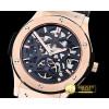위블로 Classic Fusion 45mm Tourbillon RG/LE Black Asian Auto -HUB0337