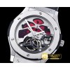 위블로 Classic Fusion 45mm Tourbillon SS/LE Silver Asian Auto -HUB0340