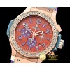 위블로 Big Bang Pop Art 38mm RG/LE Red/Diam Bez OS20 Qtz -HUB0345C