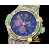 위블로 Big Bang Pop Art 38mm RG/LE Blue/Gn Bez/Case OS20 Qtz -HUB0346A