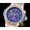 위블로 Big Bang Pop Art 38mm RG/LE Blue/Blue Bez OS20 Qtz -HUB0346E