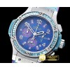 위블로 Big Bang Pop Art 38mm SS/LE Blue/Blue Bez OS20 Qtz -HUB0347B