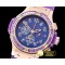 위블로 Big Bang Pop Art 38mm RG/LE Blue/Purple Bez OS20 Qtz -HUB0348A