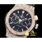 위블로 Fusion Bang 45mm Chrono Diams RG/RU Blk A7750 Secs @3 -HUB0359B