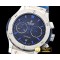 위블로 Fusion Bang 45mm Chrono SS/RU Blk/Blue A7750 Secs @ 3 -HUB0359D