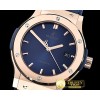 위블로 Classic Fusion 42mm RG/LE Blue JJF Asia 2892 -HUB0369A