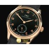 IWC Portugese Vintage Auto RG/LE Black Asian 2824 28800bp -IWC0148A