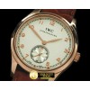 IWC Portugese Vintage Auto RG/LE White Asian 2824 28800bp -IWC0148D
