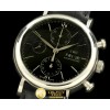 IWC Portofino Chronograph V2 SS/LE Black A7750 28800bph -IWC0153A