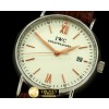 IWC Portofino Ladies SS/LE White/RG Rom/Stk Swiss Qtz -IWC0158B