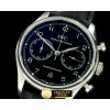 IWC Portuguese Chrono SS/LE Black/Silver Jap OS20 -IWC0172D