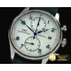 IWC Portuguese Chrono Date SS/LE White/Blue Jap OS20 -IWC0189A
