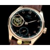 IWC Portugese FA Jones Tourbillon RG/LE Black Tourbillon -IWC0213B