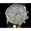 IWC Portuguese Chrono SS/LE Wht A7750 New Improved -IWC0285