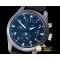 IWC Top Gun CER/NY Black/Blue V6F Asia 7750 -IWC0330A