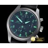 IWC Top Gun CER/NY Black/Green V6F Asia 7750 -IWC0330B